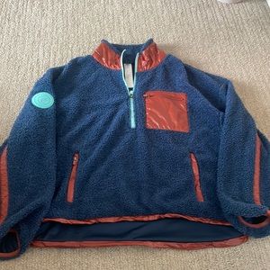 Fabletics fluffy zip up